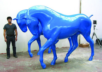 Cheval bleu
