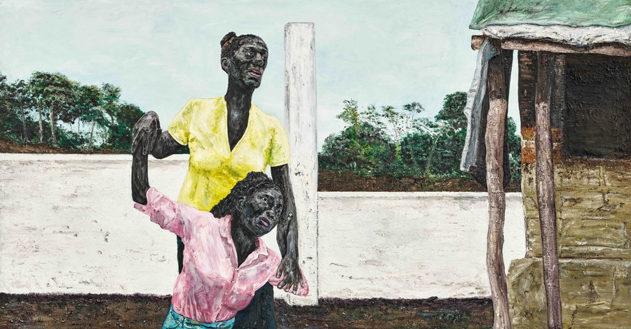 Gacaca. Weeping woman, Genocide trial Rwanda 2004