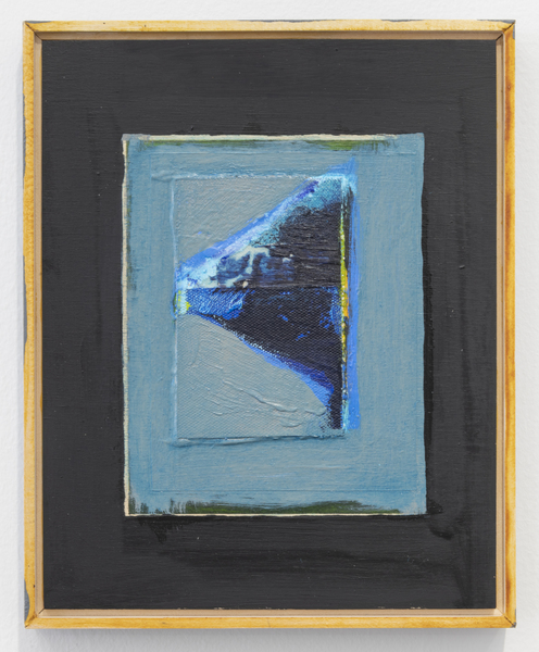 Untitled Panel (Blue/Black/Orange)