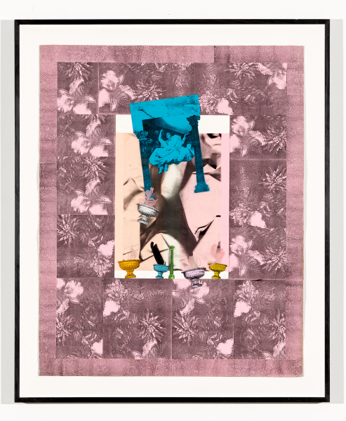 Assomption de Sainte ORLAN avec plumes, vases et fleurs