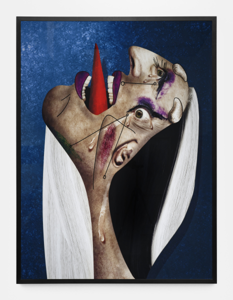 Self-hybridation entre femmes (acte 1 : ORLAN s'hybride aux portraits des femmes de Picasso #2)