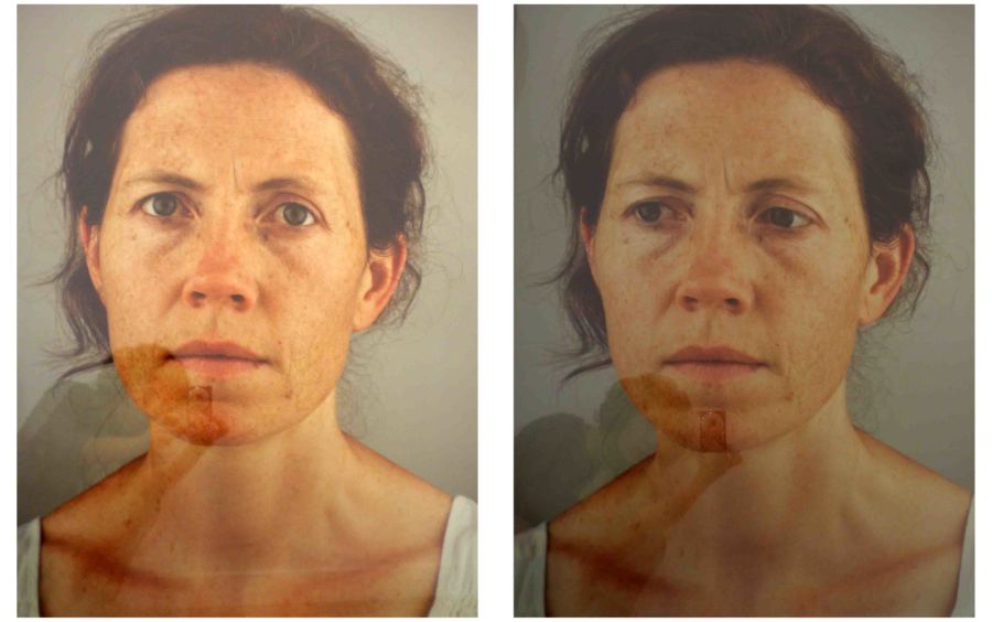 Diptyque Patricia Wohl, cheveux attachés