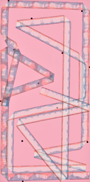 Plis et replis - Suite rose