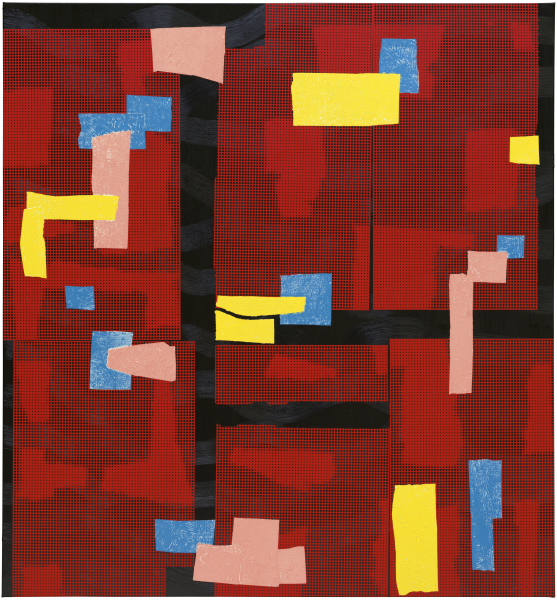 YZ 180307 FOND ROUGE