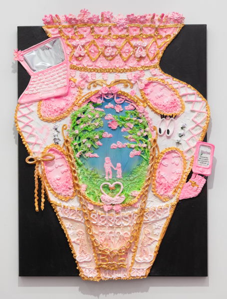 American Urn 2 Un Dia Mas, (After Madame Victoire vases at Château de Versailles)