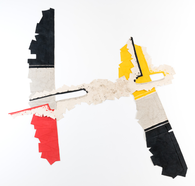 Au Cannet-Rocheville, maison Sampère, passage de porte, cloisons, huisserie, sol,