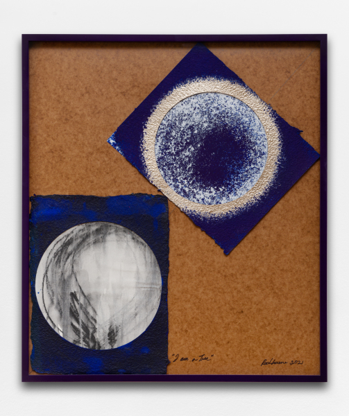 Blue Collage, I Am A Tree