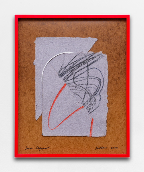 Blue Collage, Linear Alignment