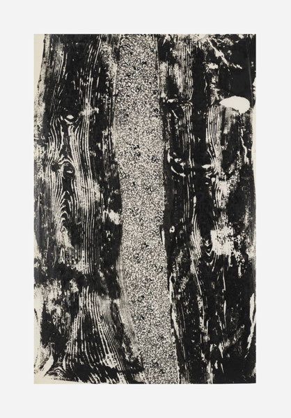 Empreinte de pièces de bois