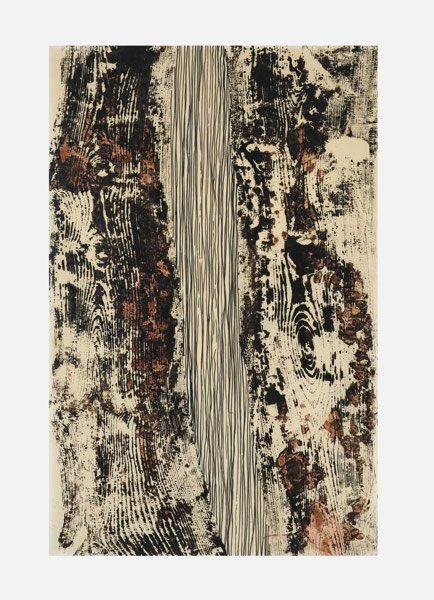Empreinte de pièces de bois 