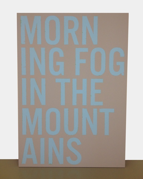 Morning fog in the mountains