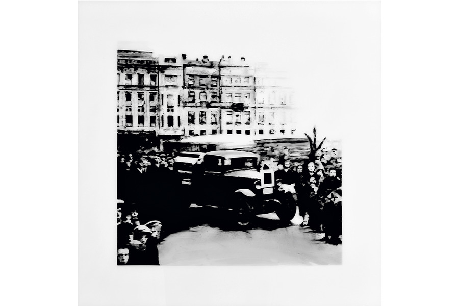 Funérailles de Malevitch, Léningrad, 1935, (versio