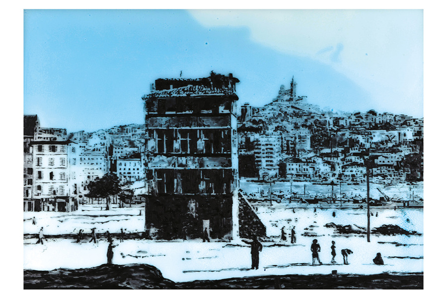 Hôtel de Cabre épargné par le dynamitage de Marsei