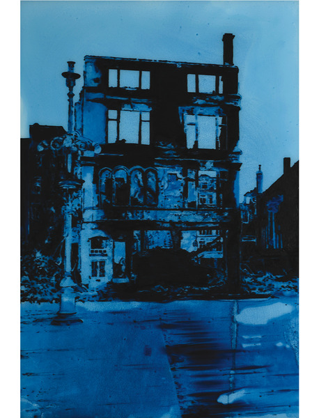 Maisons détruites, Ostende, 1940