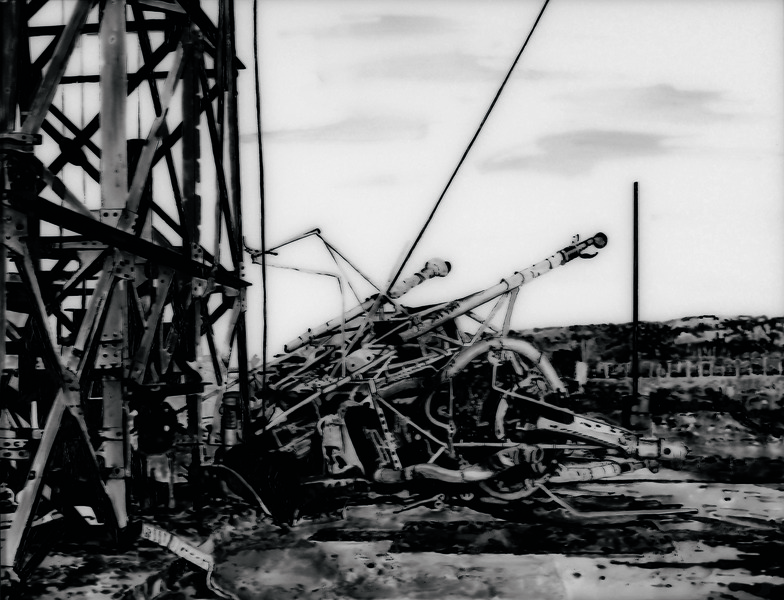 Flying bedstead accident