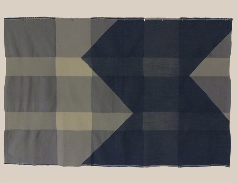 Jeté de lumière, série II bleu S