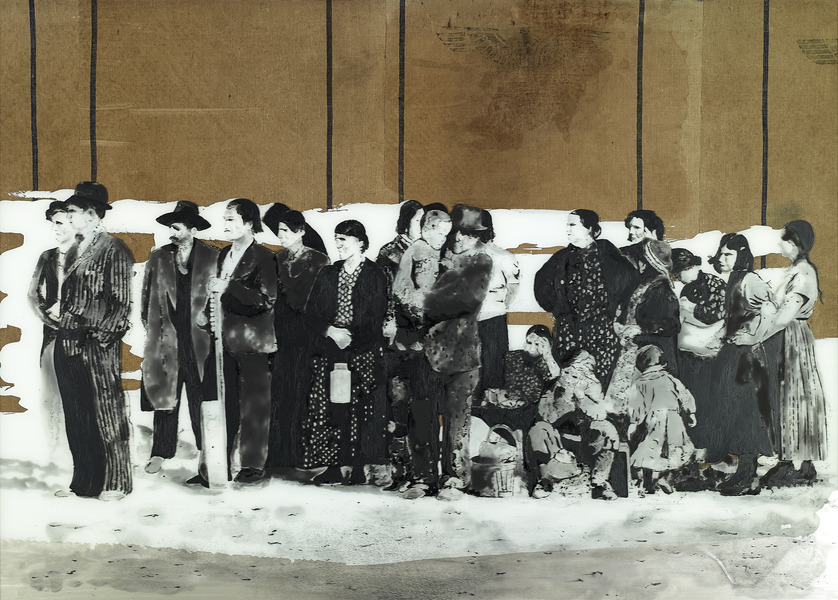 Sinti et roms en attente de leur déportation