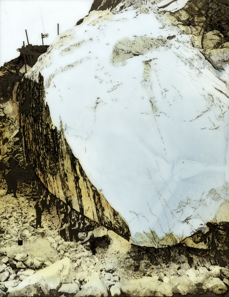 Ouvriers dans les carrières de marbre de carrare