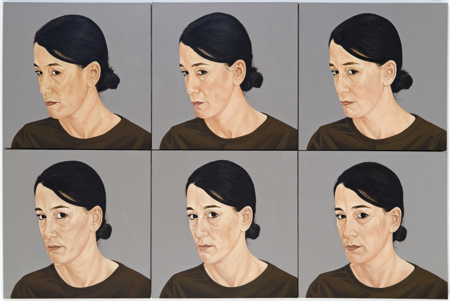 Une seconde de cinéma (Nathalie) (détail) Polyptyq