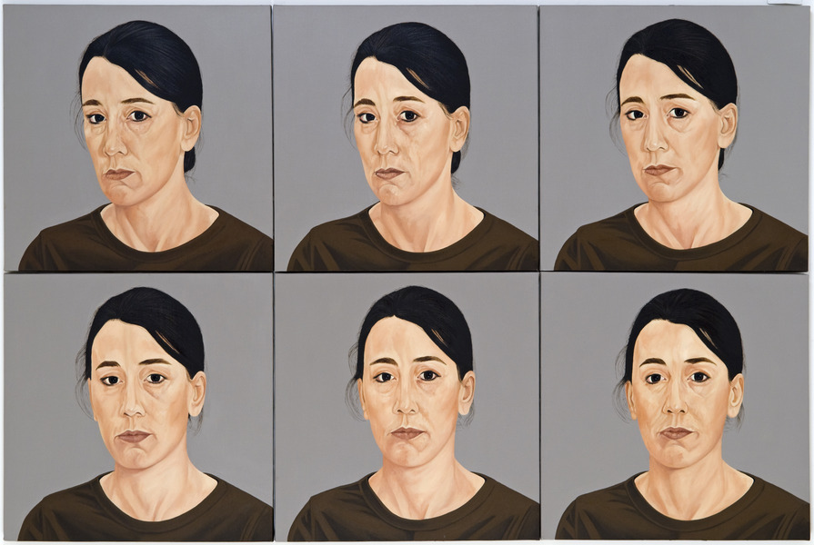 Une seconde de cinéma (Nathalie) (détail) Polyptyq