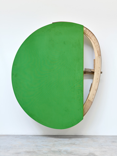 Chromium oxide cut pit painting 