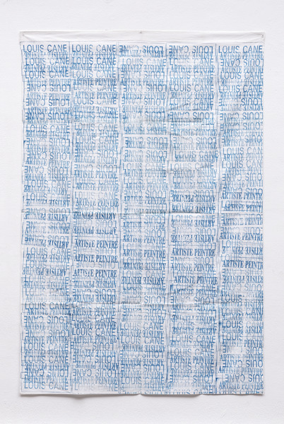 Toile tamponnée