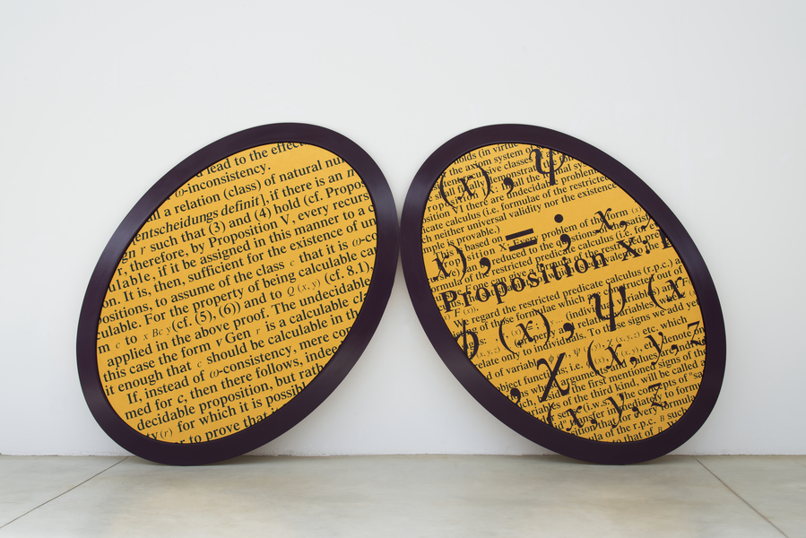 Two Gold Ovals with 