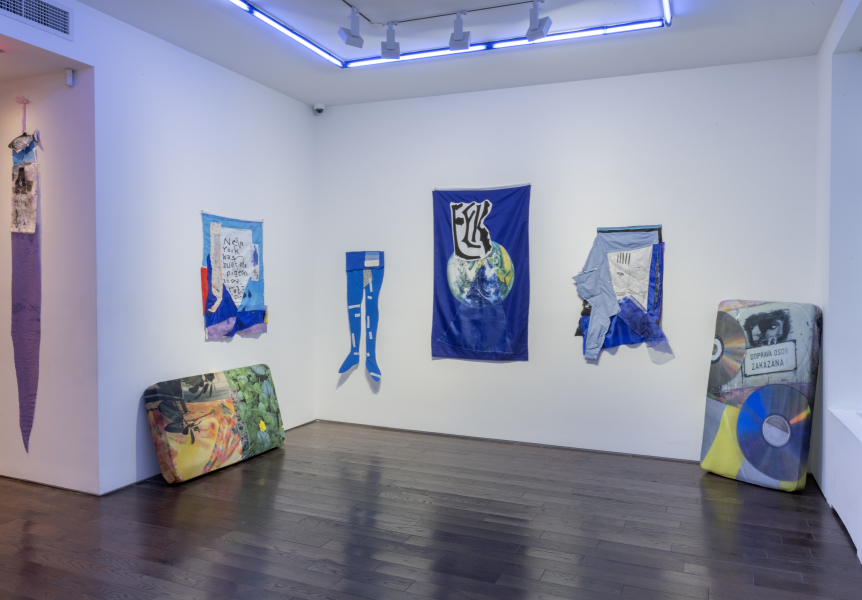 Exhibition View, Sadie Laska & Sara Magenheimer, LuLLabIES, 2021, Ceysson & Bénétière New York 