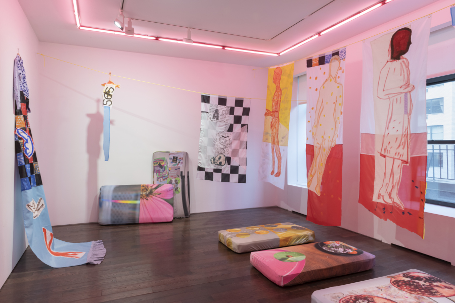 Exhibition View, Sadie Laska & Sara Magenheimer, LuLLabIES, 2021, Ceysson & Bénétière New York 