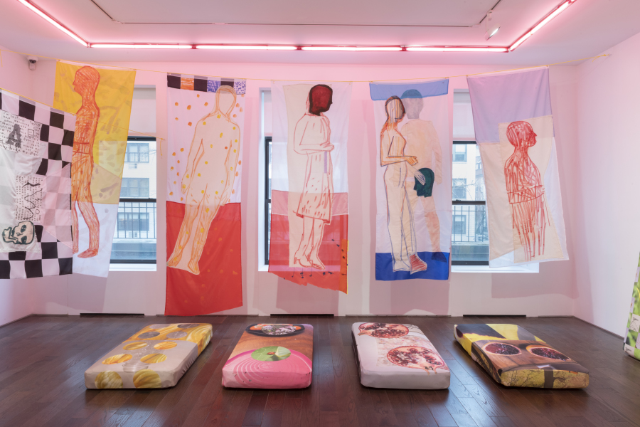 Exhibition View, Sadie Laska & Sara Magenheimer, LuLLabIES, 2021, Ceysson & Bénétière New York 