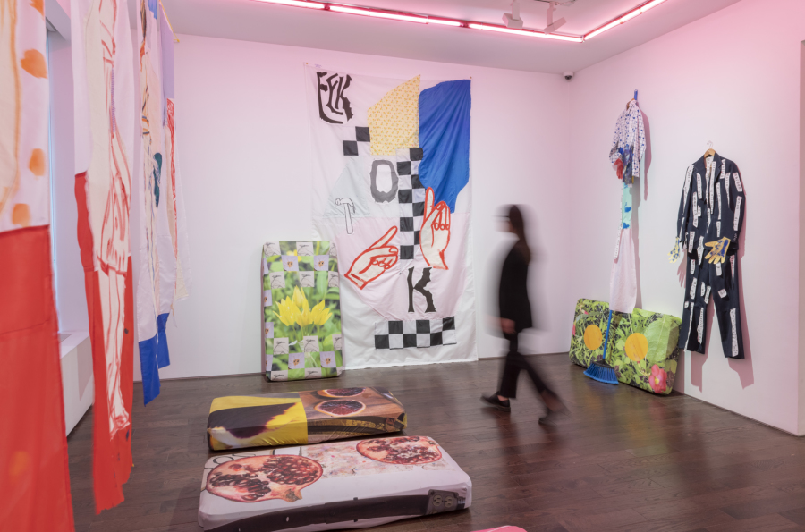 Exhibition View, Sadie Laska & Sara Magenheimer, LuLLabIES, 2021, Ceysson & Bénétière New York 