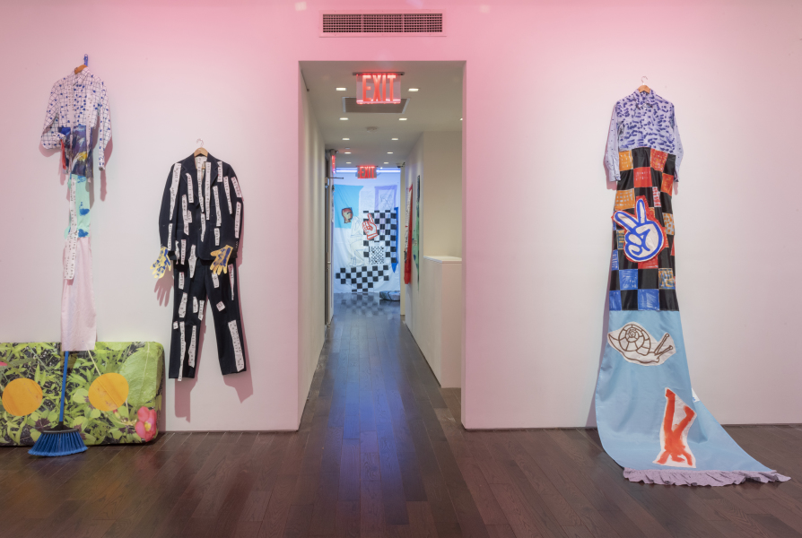 Exhibition View, Sadie Laska & Sara Magenheimer, LuLLabIES, 2021, Ceysson & Bénétière New York 