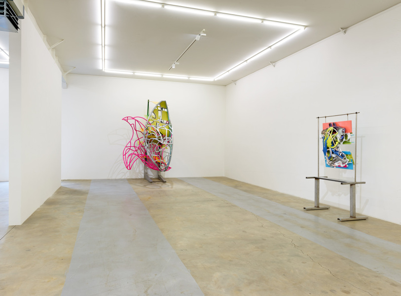 Vue d’exposition Frank Stella Wandhaff 2022 #1