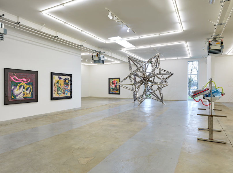 Vue d’exposition Frank Stella Wandhaff 2022 #2