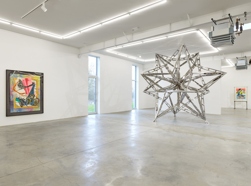 Vue d’exposition Frank Stella Wandhaff 2022 #3