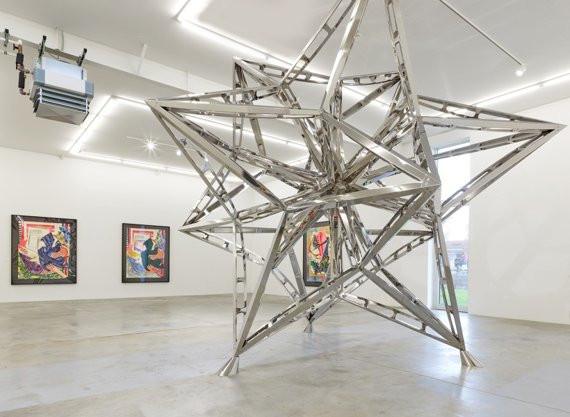 Vue d’exposition Frank Stella Wandhaff 2022 #4