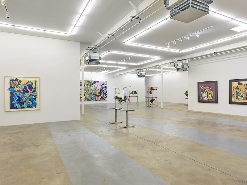 Vue d’exposition Frank Stella Wandhaff 2022 #6