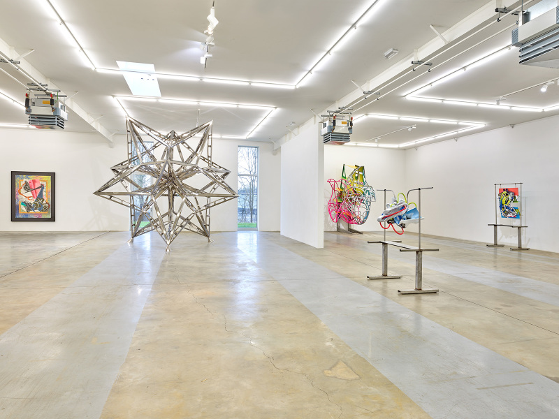 Vue d’exposition Frank Stella Wandhaff 2022 #9