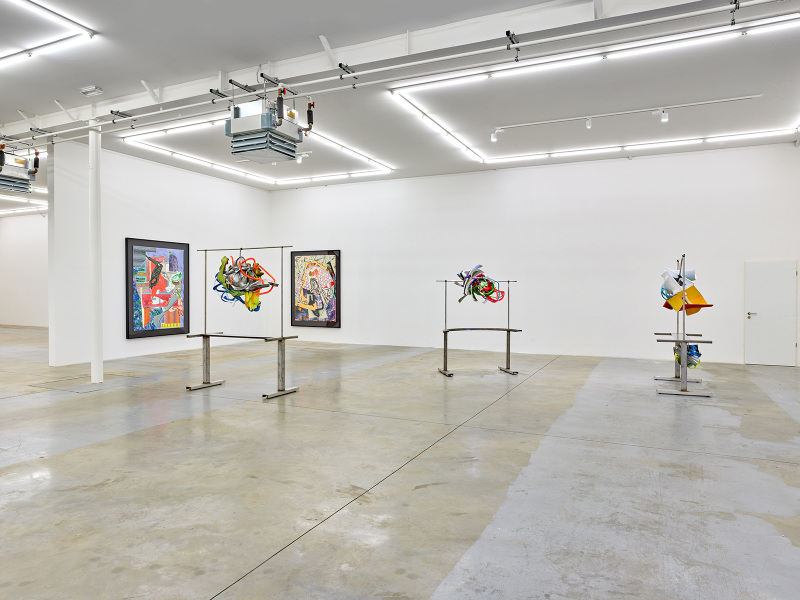 Vue d’exposition Frank Stella Wandhaff 2022 #11