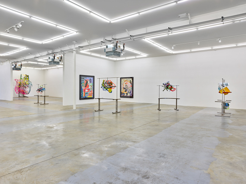 Vue d’exposition Frank Stella Wandhaff 2022 #13