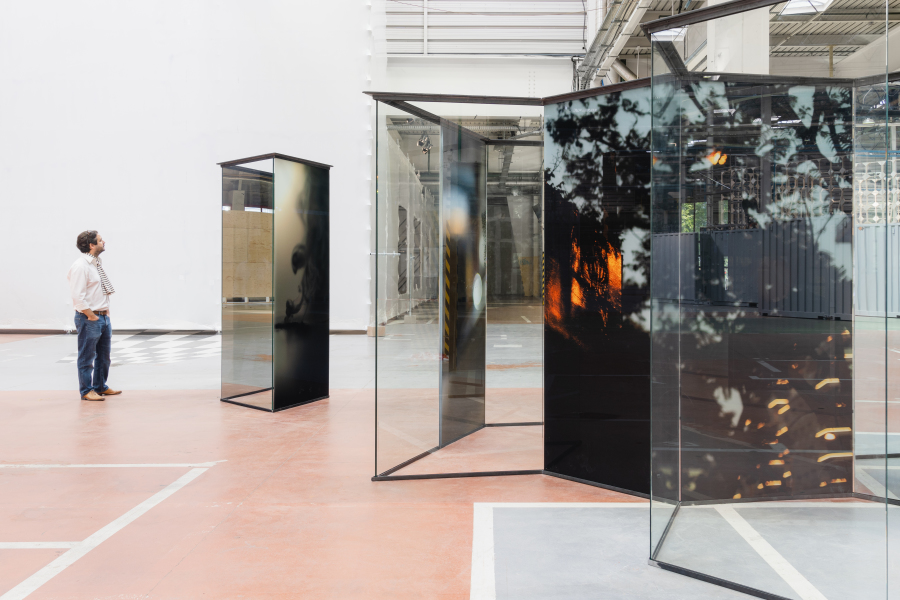 Aurélie Pétrel, vue d'installation, Biennale de Lyon 2022, Manifesto of Fragility