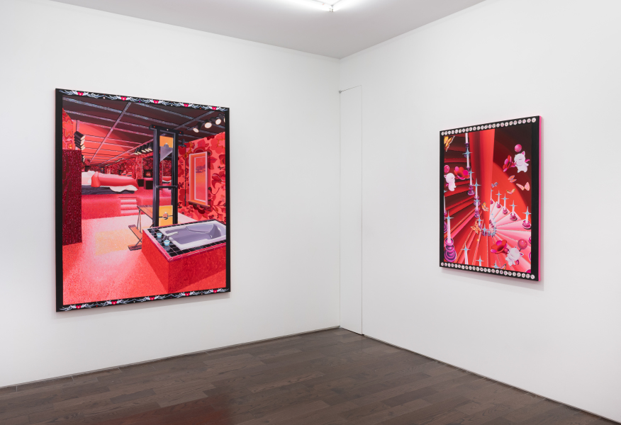 Exhibition View Rachael Tarravechia Water on Velvet Ceysson & Bénétière New York 2024 (8)