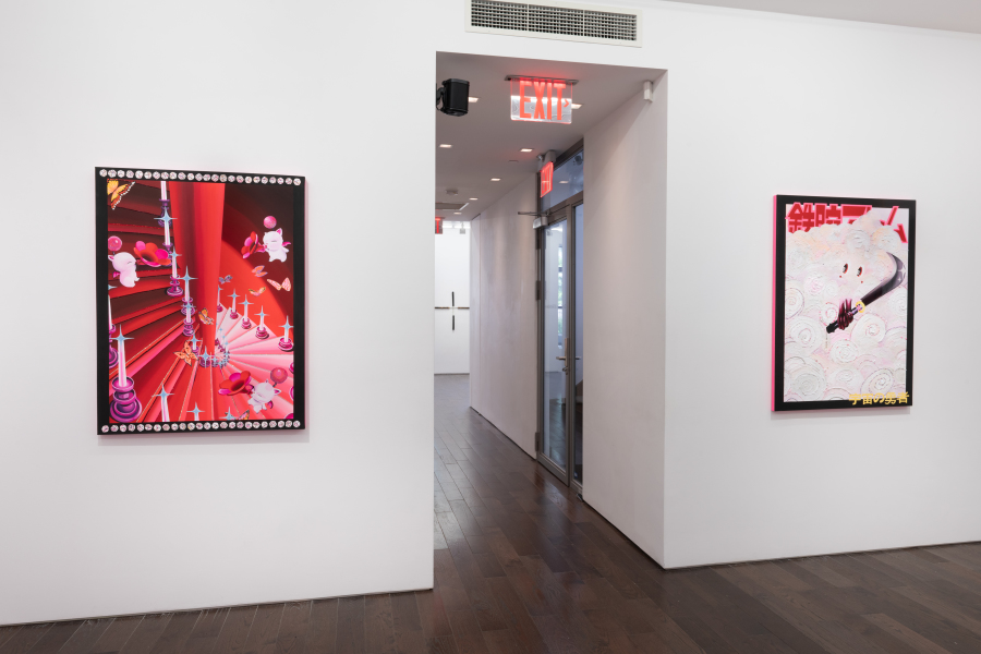 Exhibition View Rachael Tarravechia Water on Velvet Ceysson & Bénétière New York 2024 (9)