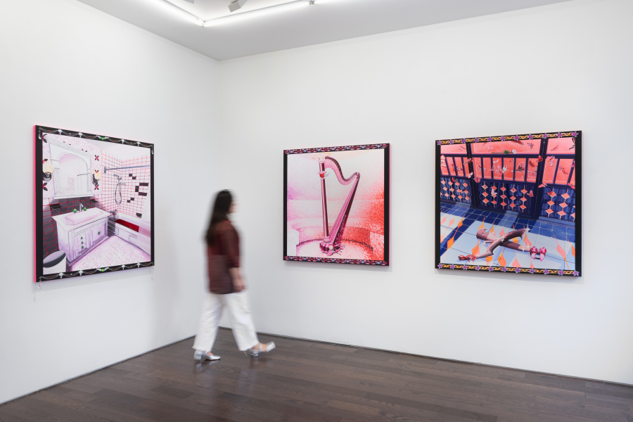 Exhibition View Rachael Tarravechia Water on Velvet Ceysson & Bénétière New York 2024 (12)