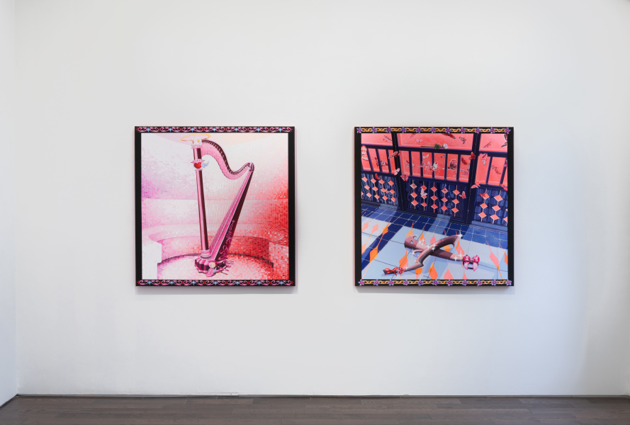 Exhibition View Rachael Tarravechia Water on Velvet Ceysson & Bénétière New York 2024 (13)