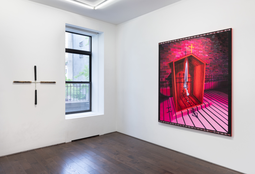 Exhibition View Rachael Tarravechia Water on Velvet Ceysson & Bénétière New York 2024 (17)