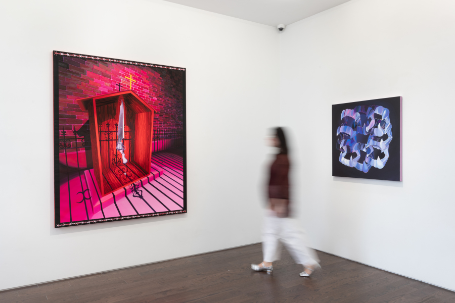 Exhibition View Rachael Tarravechia Water on Velvet Ceysson & Bénétière New York 2024 (19)