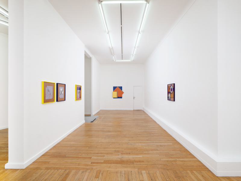 Vue de l'exposition Dorothea Rockburne