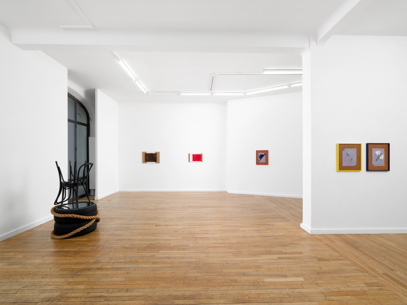 Vue de l'exposition Dorothea Rockburne