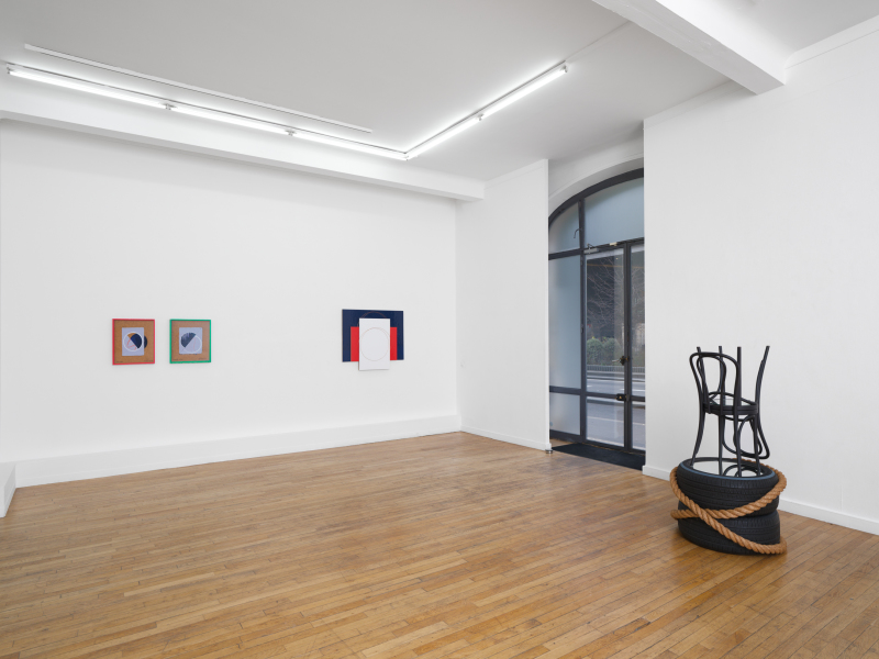 Vue de l'exposition Dorothea Rockburne